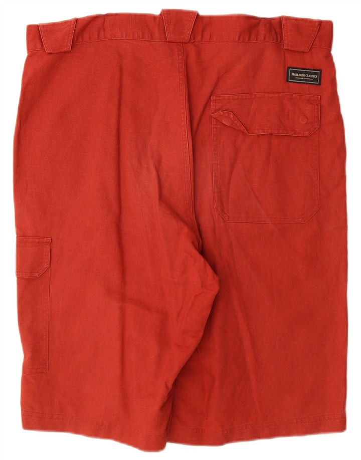 Marlboro Classics Pantalones cortos cargo para hombre EU 54 2XL W34 Lino rojo