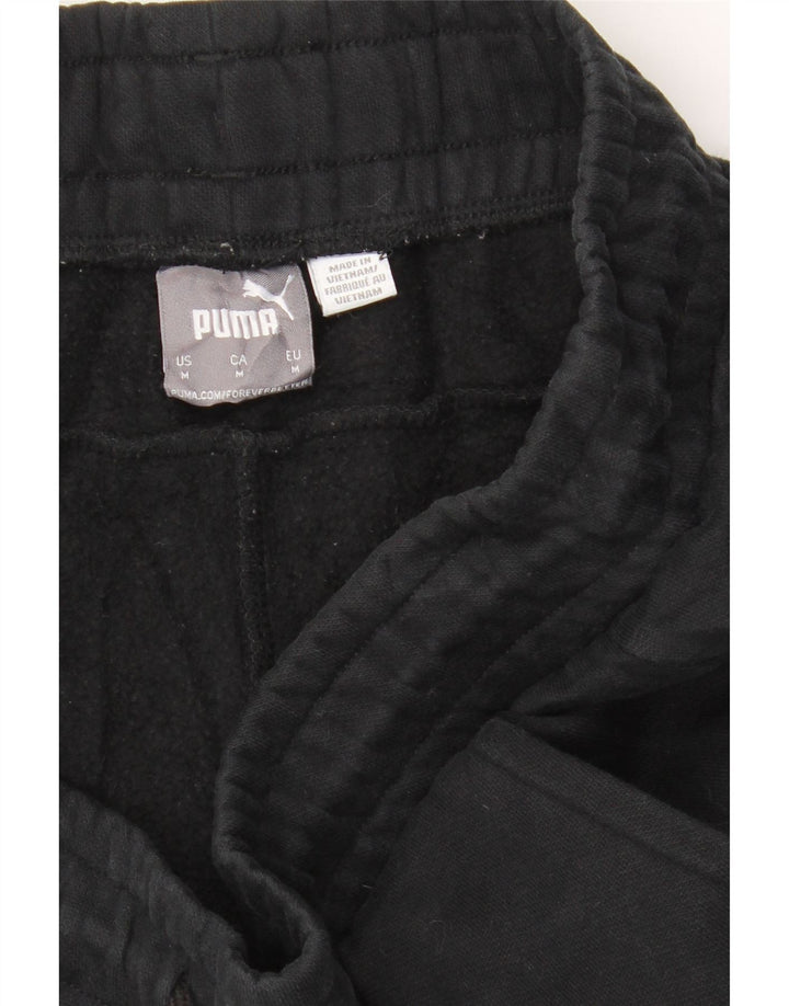PUMA Mens Tracksuit Trousers Joggers Medium  Black Cotton Vintage Puma and Second-Hand Puma from Messina Hembry 