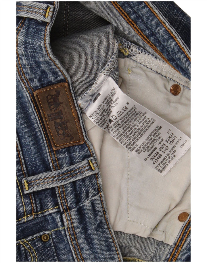 Levi's Shorts De Mezclilla Mujer W32 Large Algodón Azul