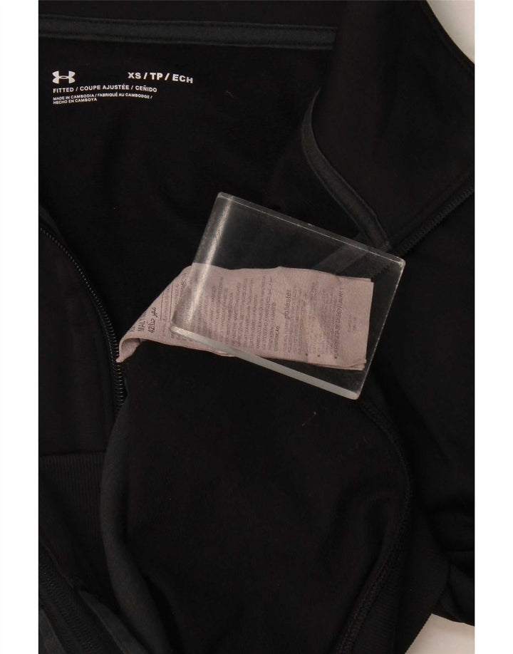 Under Armour Hombre Chándal Top Chaqueta XS Negro Colorblock Poliéster