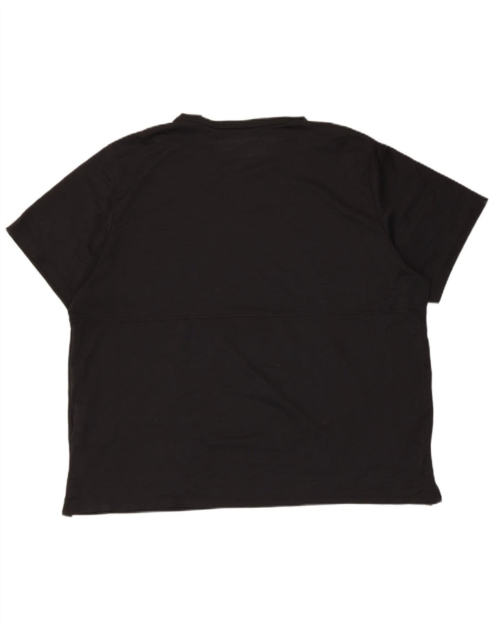 Nike Camiseta Dri Fit para hombre Top 2XL Poliéster negro