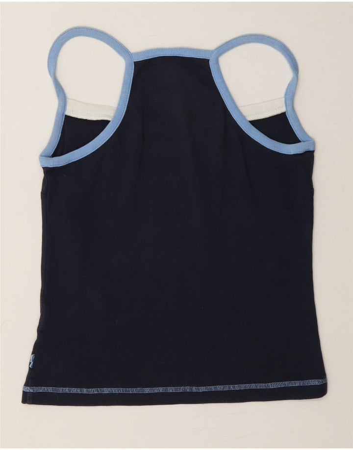 Fila Cami Top para mujer UK 12 Medium Azul marino Algodón