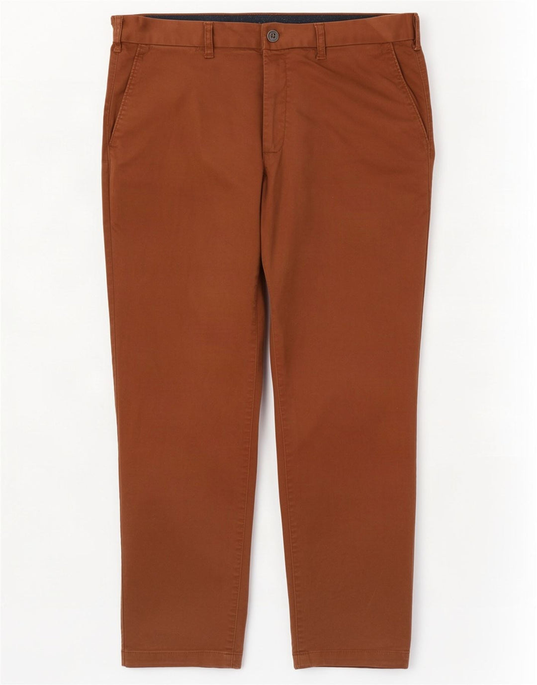Marks & Spencer Pantalones chinos rectos de corte regular para hombre W40 L29 Marrón