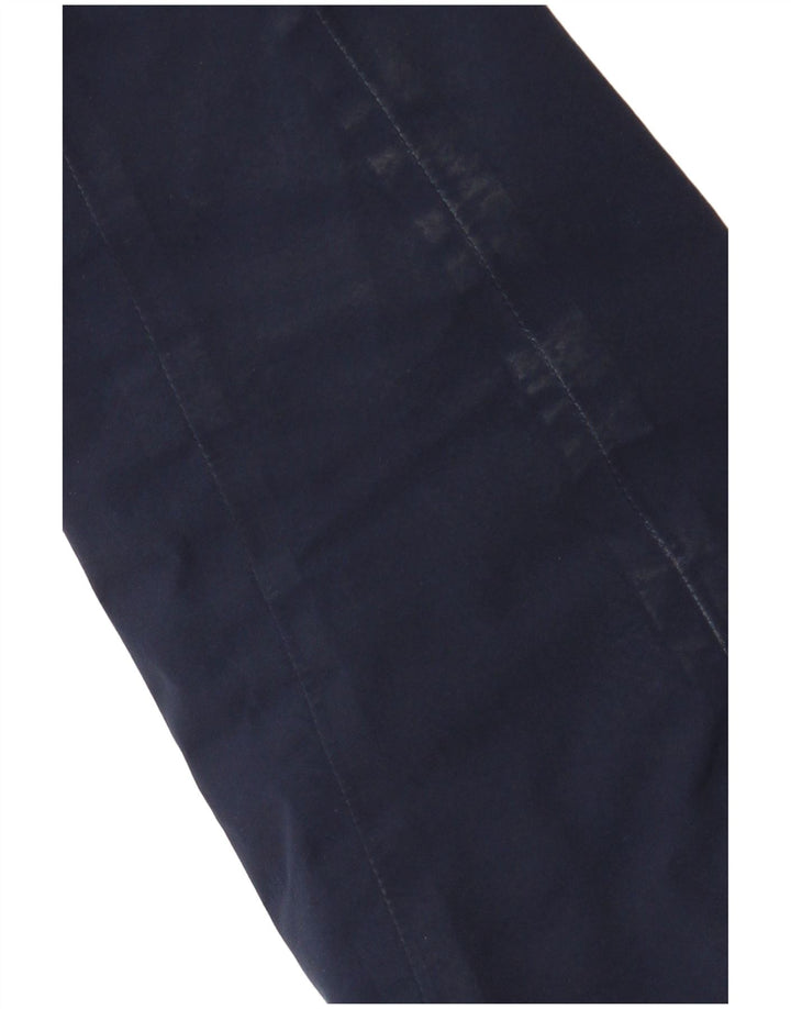 JACK WOLFSKIN Abrigo cortavientos con capucha de gran tamaño para mujer UK 6 XS Azul marino