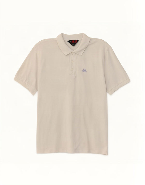 Kappa Polo Mujer UK 40 XL Algodón Blanco
