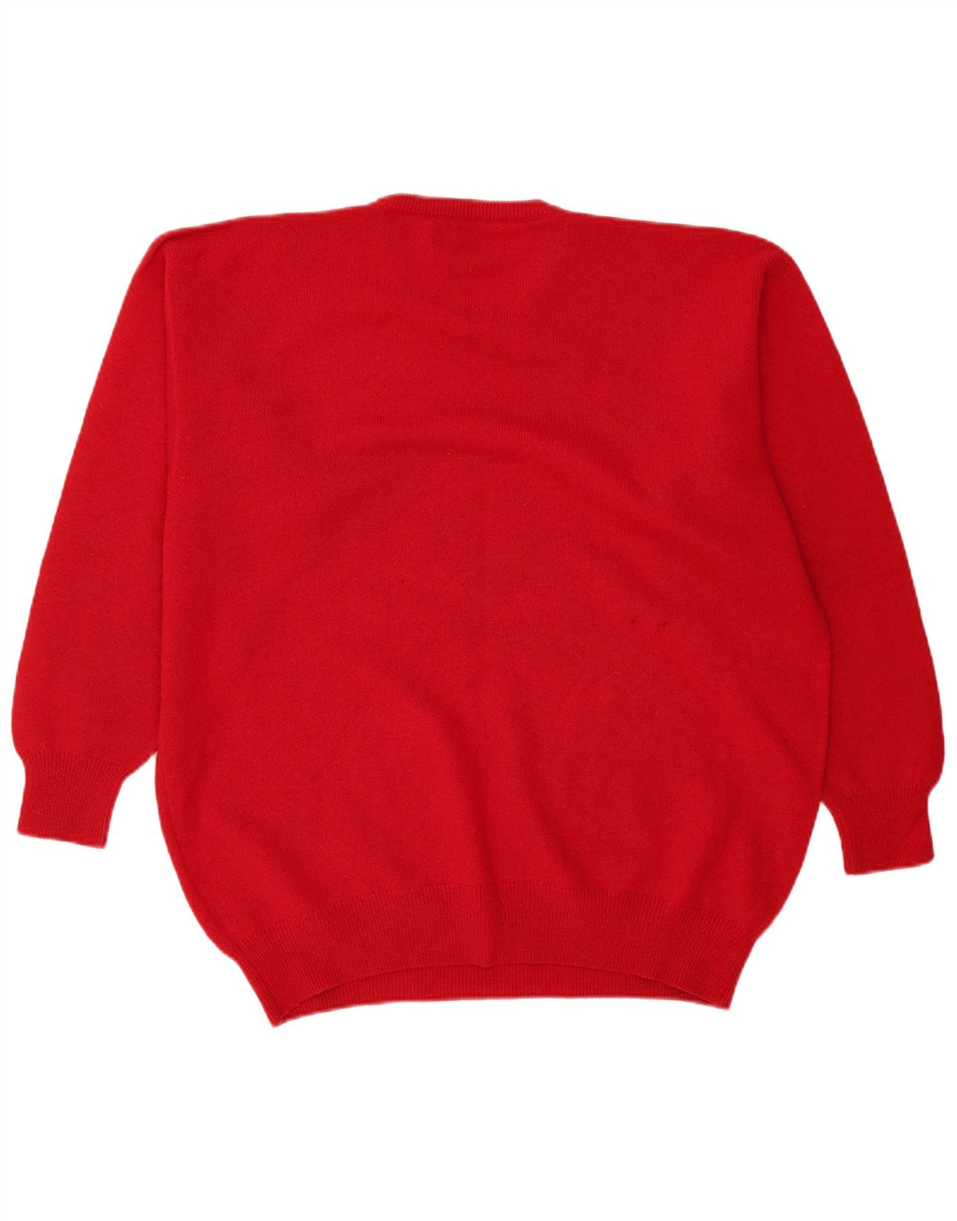 Pringle Hombre Gráfico Cuello Redondo Jersey Suéter XL Rojo Lana Nueva