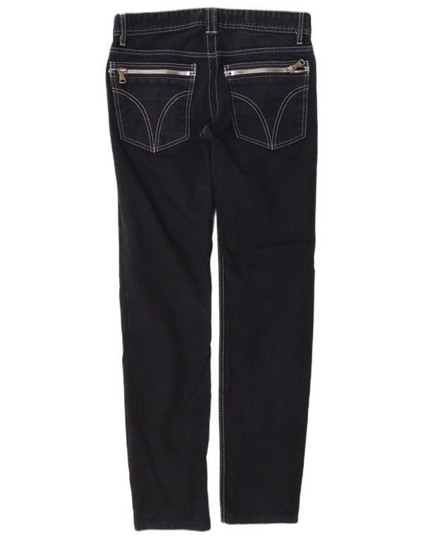 Dolce & Gabbana Vaqueros Rectos Mujer W30 L32 Algodón Azul Marino
