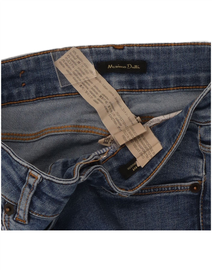 MASSIMO DUTTI Vaqueros Skinny Mujer W26 L29 Azul Algodón
