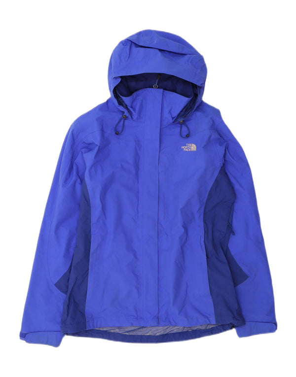 The North Face Chaqueta impermeable con capucha para mujer UK 40 Azul medio Colorblock