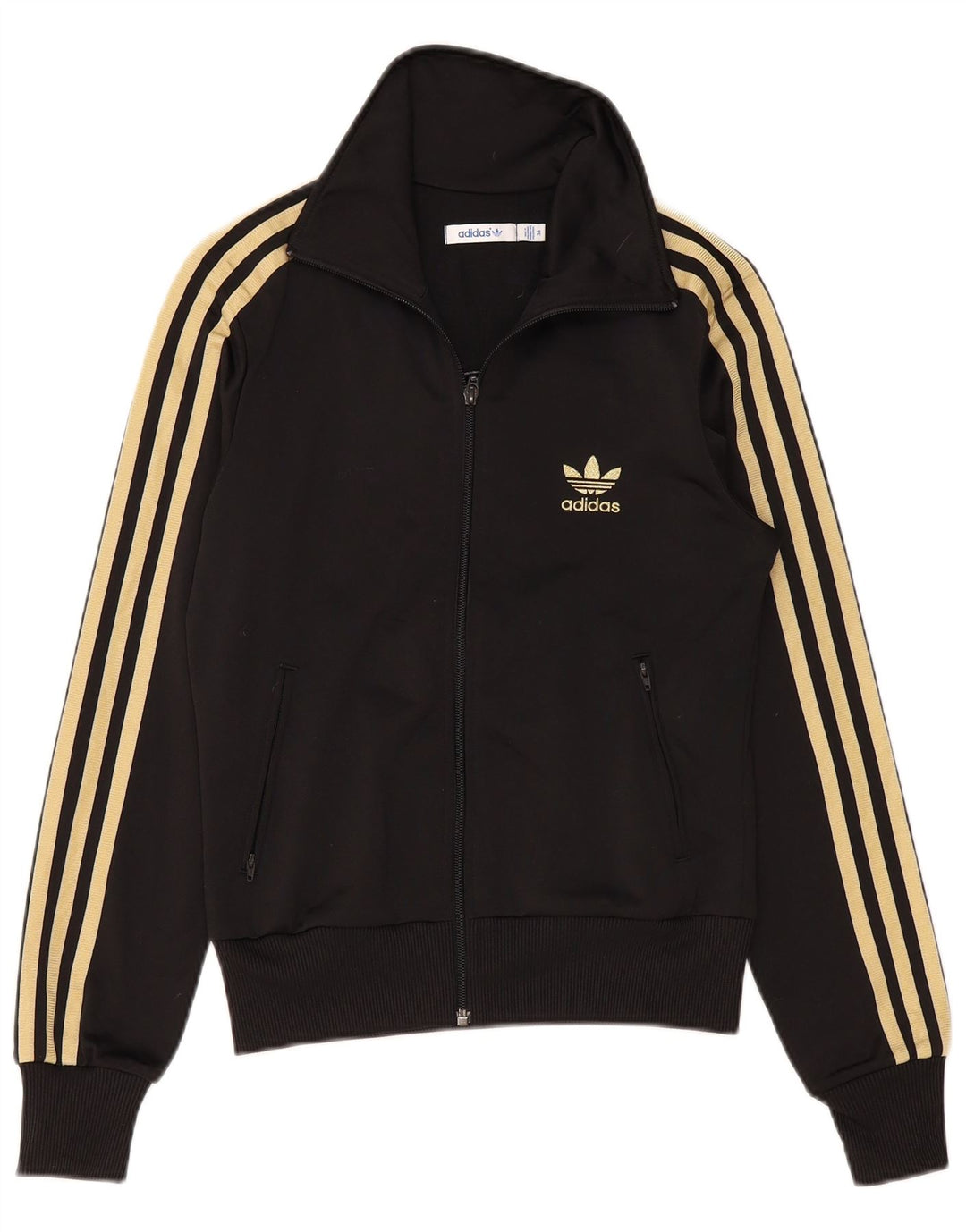 Adidas - Chaqueta de chándal para mujer IT 36 XS Negro Poliéster