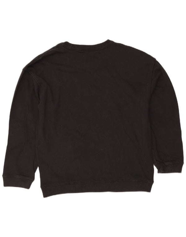 Adidas Hombre Sudadera Jumper Medium Negro Algodón