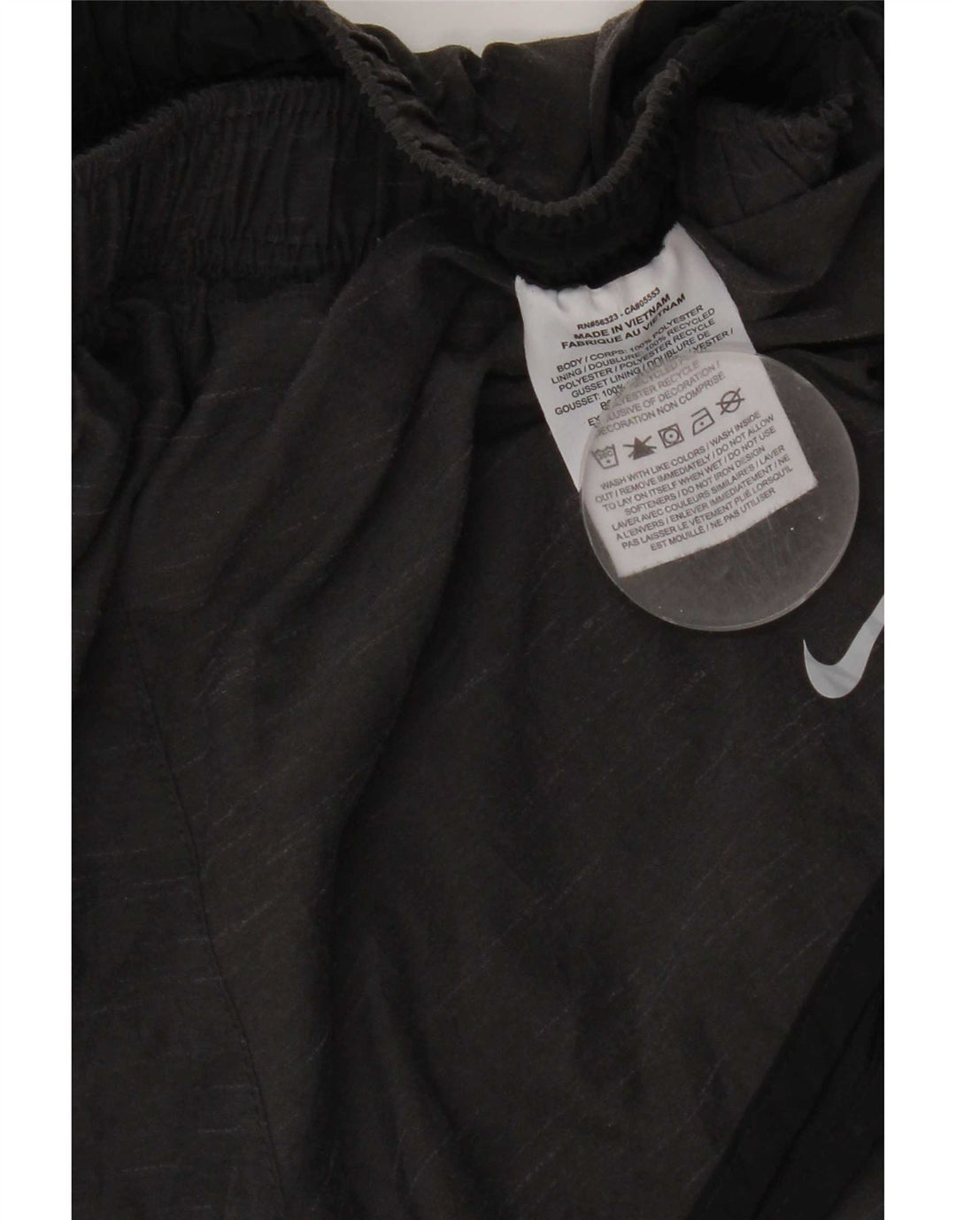 Nike - Pantalones cortos deportivos para mujer (talla 8), color gris, poliéster