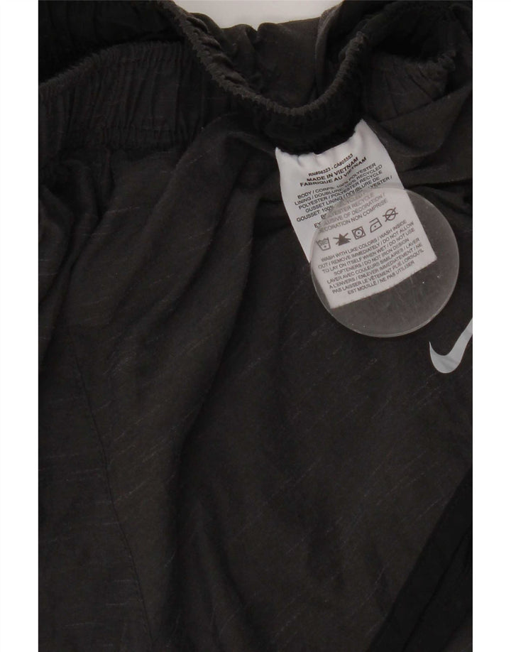 Nike - Pantalones cortos deportivos para mujer (talla 8), color gris, poliéster