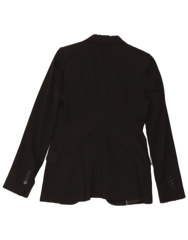 Massimo Dutti Chaqueta Blazer De 1 Botón Mujer EU 38 Small Lana Negra