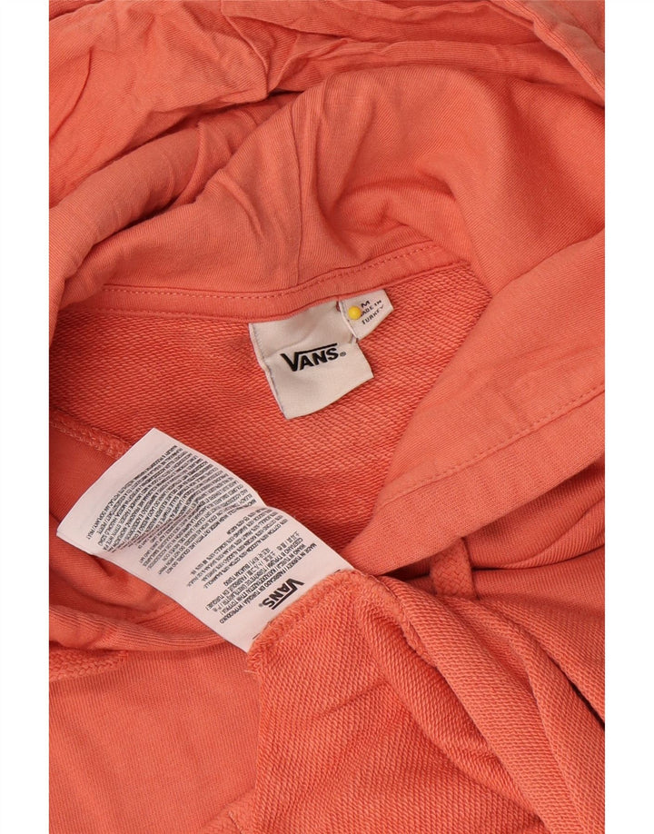 Vans - Sudadera con capucha para mujer, talla 40, algodón naranja mediano