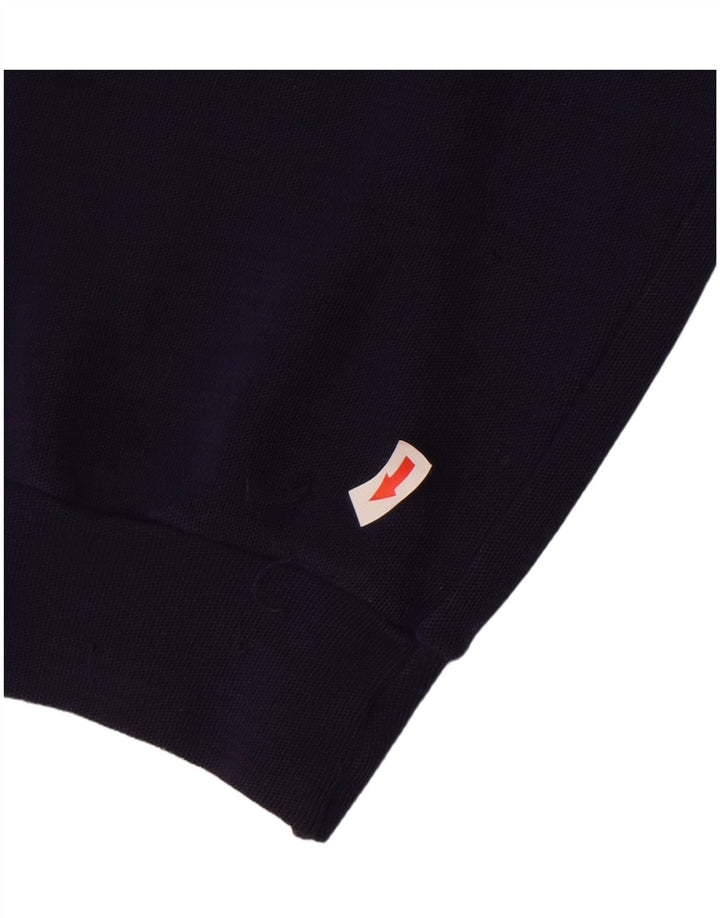 Vintage hombres chándal top chaqueta pequeña rojo colorblock
