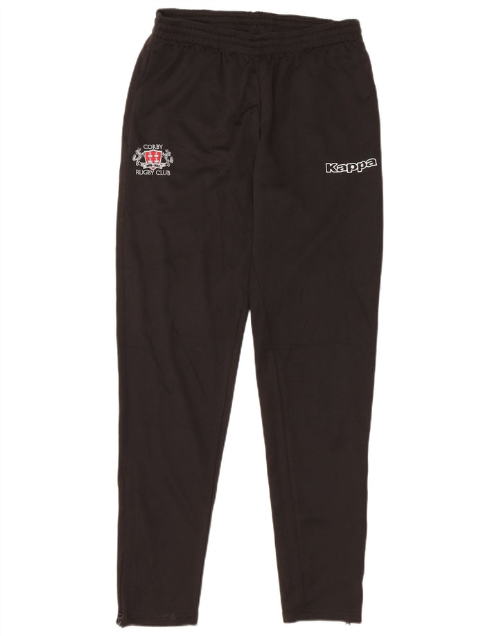Kappa Hombre Corby Rugby Club Pantalones De Chándal Medium Negro Poliéster