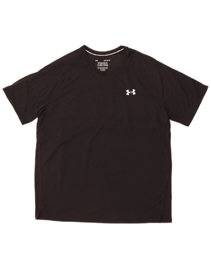 UNDER ARMOUR Camiseta Heat Gear para hombre, talla grande, negra