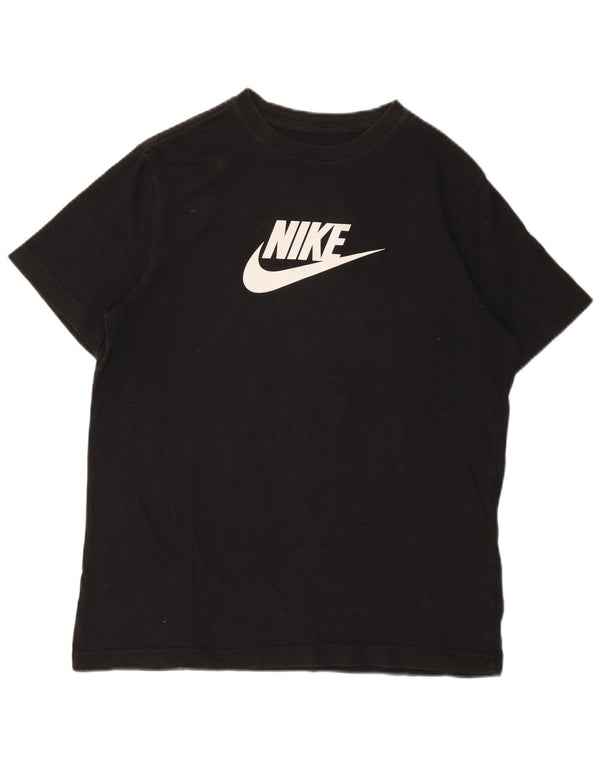 NIKE Camiseta holgada con gráfico para niñas 13-14 años XL Algodón negro