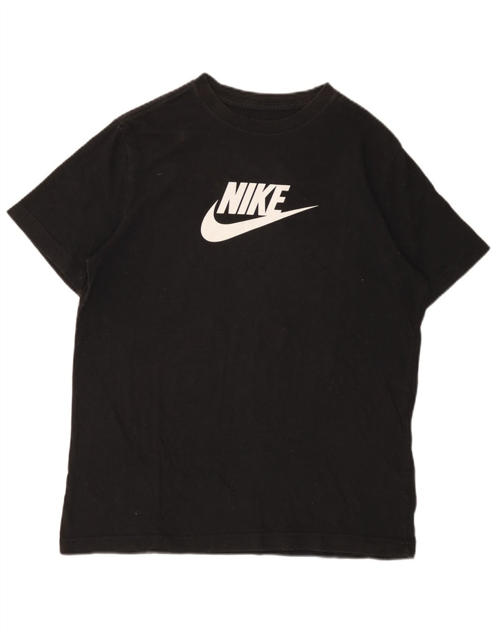 NIKE Camiseta holgada con gráfico para niñas 13-14 años XL Algodón negro