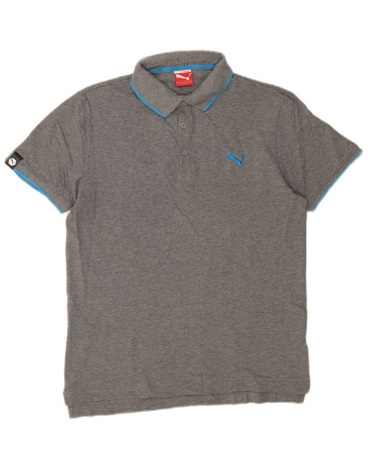 Polo Puma Hombre Gris Medio
