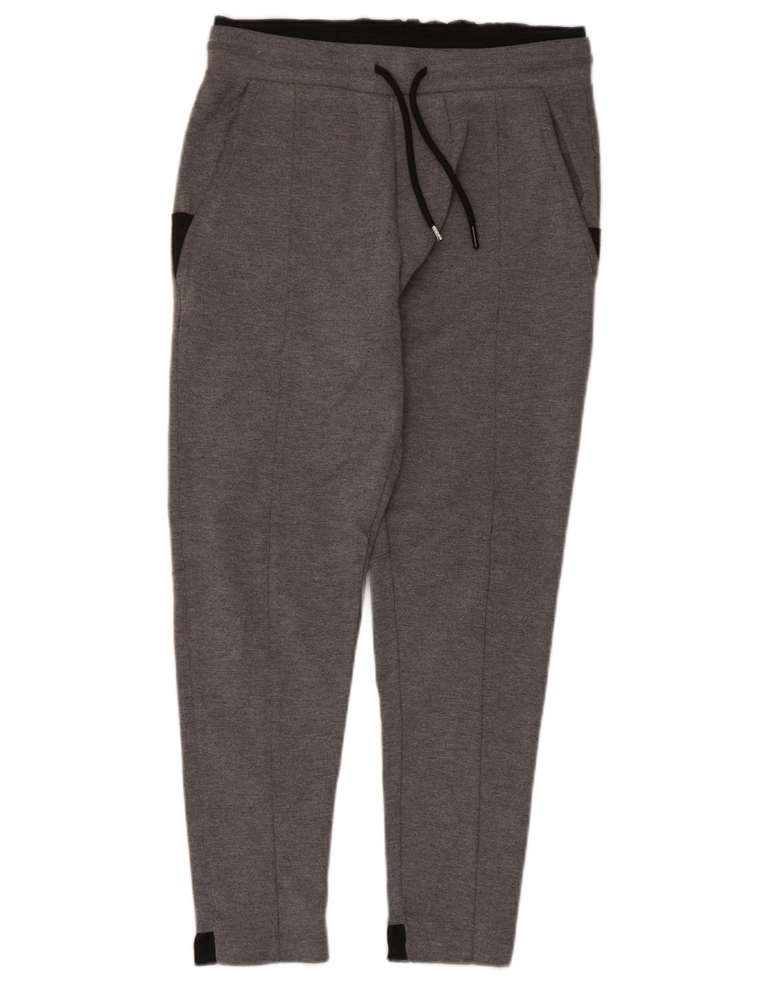 Zara Hombre Pantalones De Chándal Cortos Pequeños Gris Colorblock Poliéster