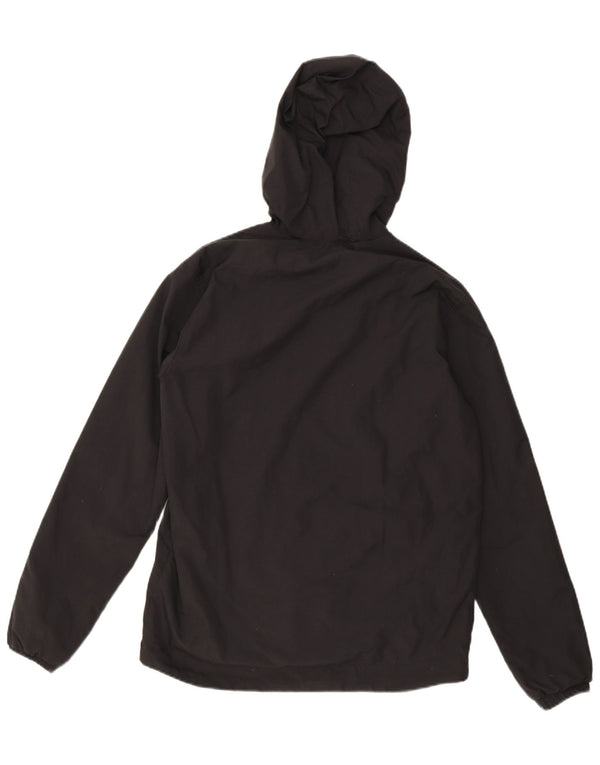 Lyle & Scott Chaqueta impermeable con capucha para hombre UK 36 Small Black Nylon