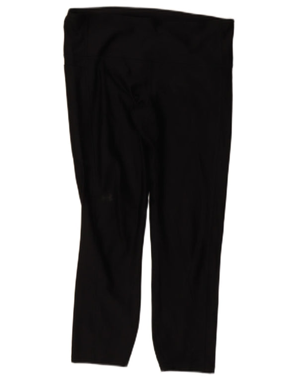Under Armour Leggings capri para mujer UK 44 Poliéster negro grande