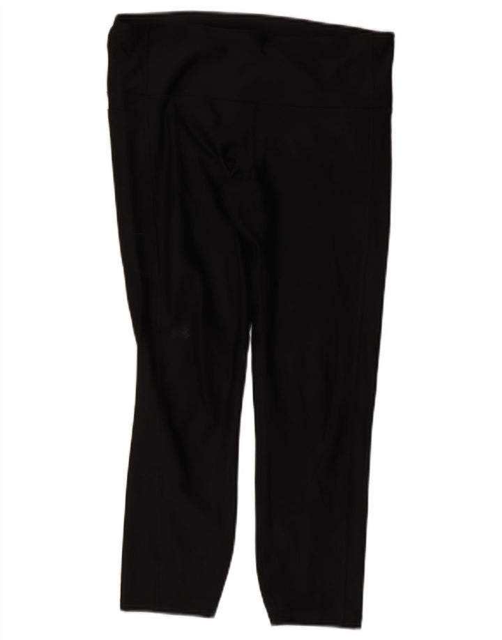 Under Armour Leggings capri para mujer UK 44 Poliéster negro grande