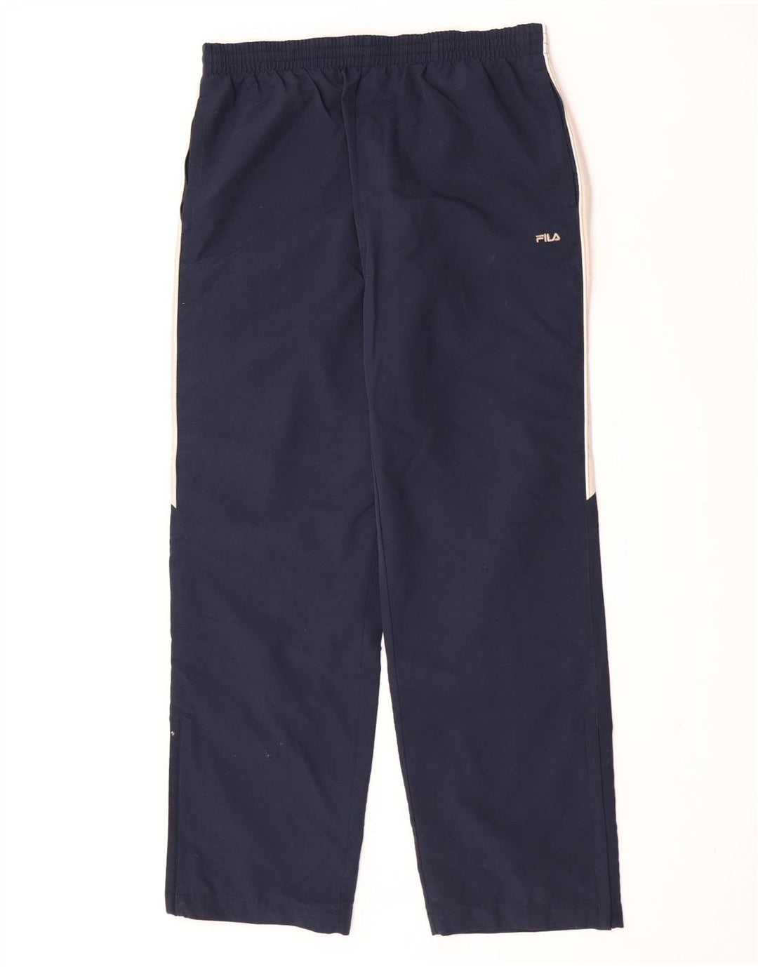 Fila Hombre Pantalones De Chándal Gráfico Grande Azul Marino Colorblock Poliéster
