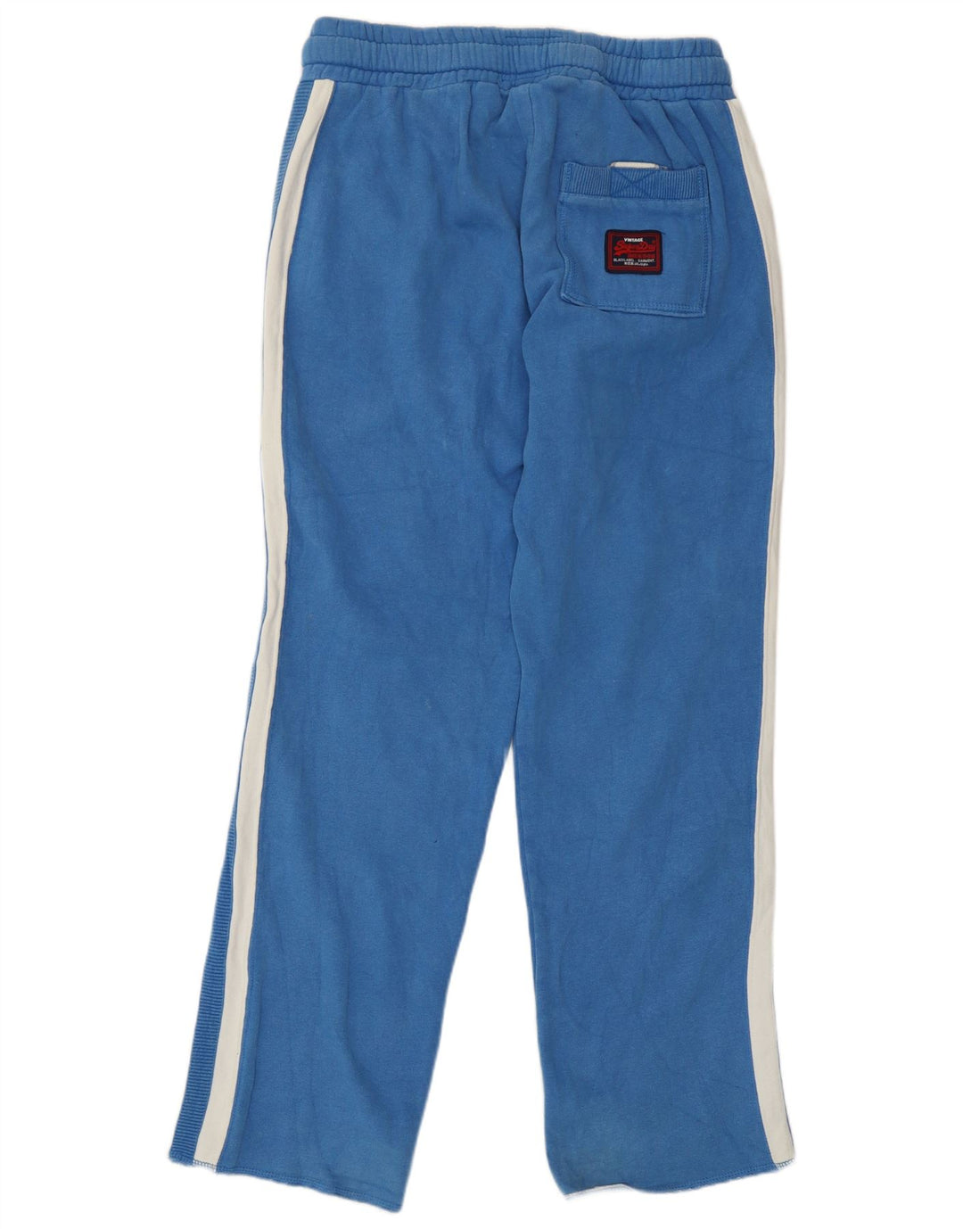 Superdry Hombre Pantalones De Chándal De Algodón Color Block Azul Medio