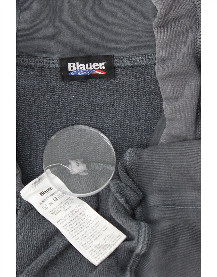 BLAUER Sudadera con Capucha para Hombre Jersey Pequeño Gris Algodón