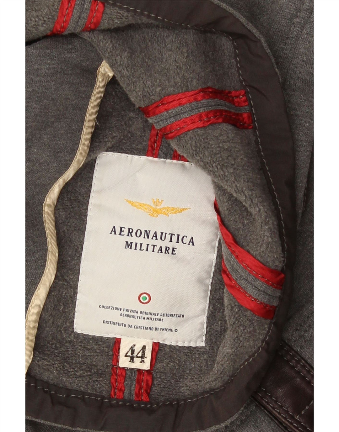Aeronautica Militare Chaqueta utilitaria para mujer IT 44 Gris medio Colorblock