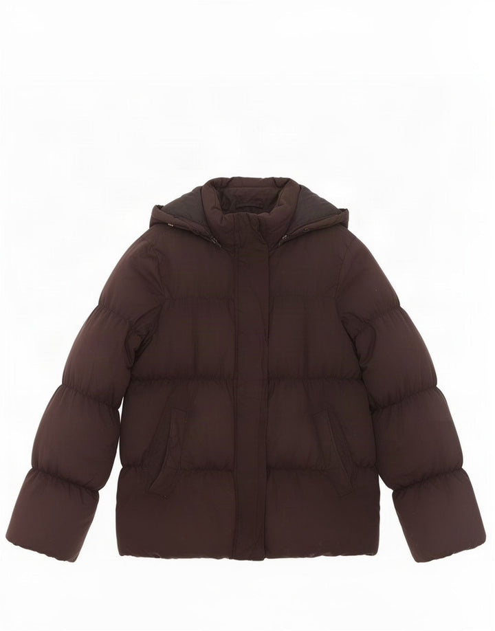 Gap Chaqueta Acolchada con Capucha para Mujer UK 10 Small Black