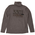 G-Star Jersey con cuello vuelto y gráfico para hombre XL Algodón gris