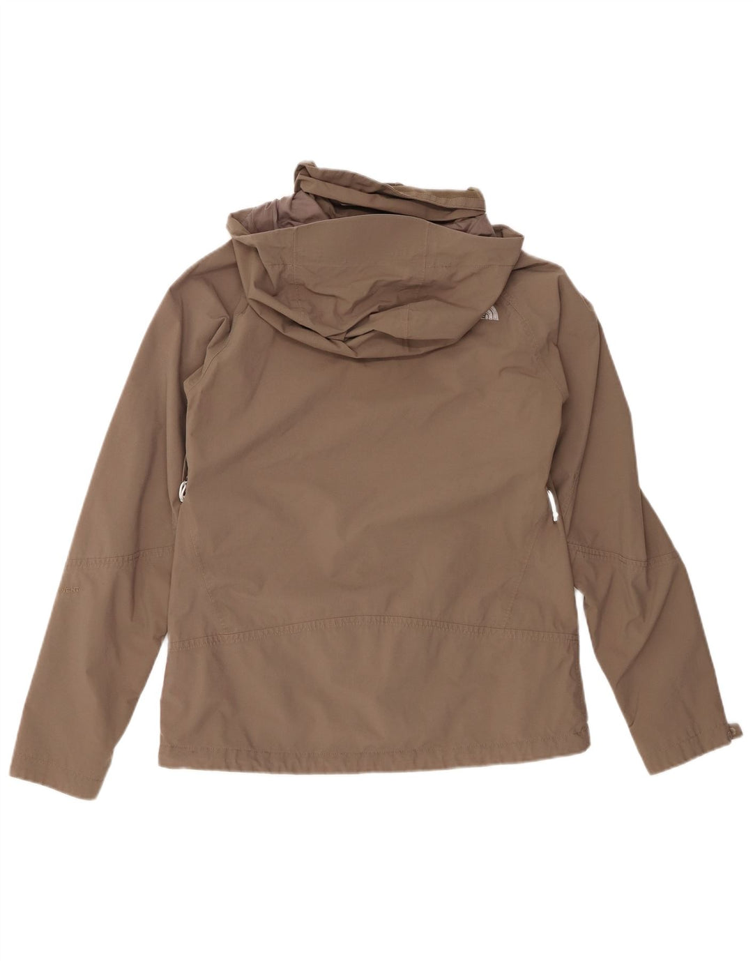 THE NORTH FACE Chaqueta impermeable con capucha para mujer UK 44 Nylon gris medio