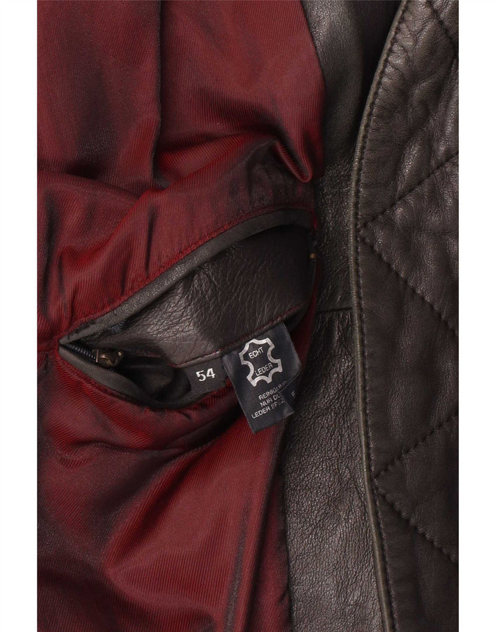 Chaqueta de cuero para hombre Liberty IT 54 2XL Cuero marrón