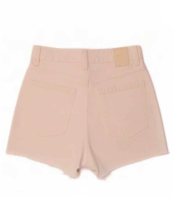 Zara Pantalones cortos vaqueros de cintura alta para mujer EU 34 2XS W24 Blanco