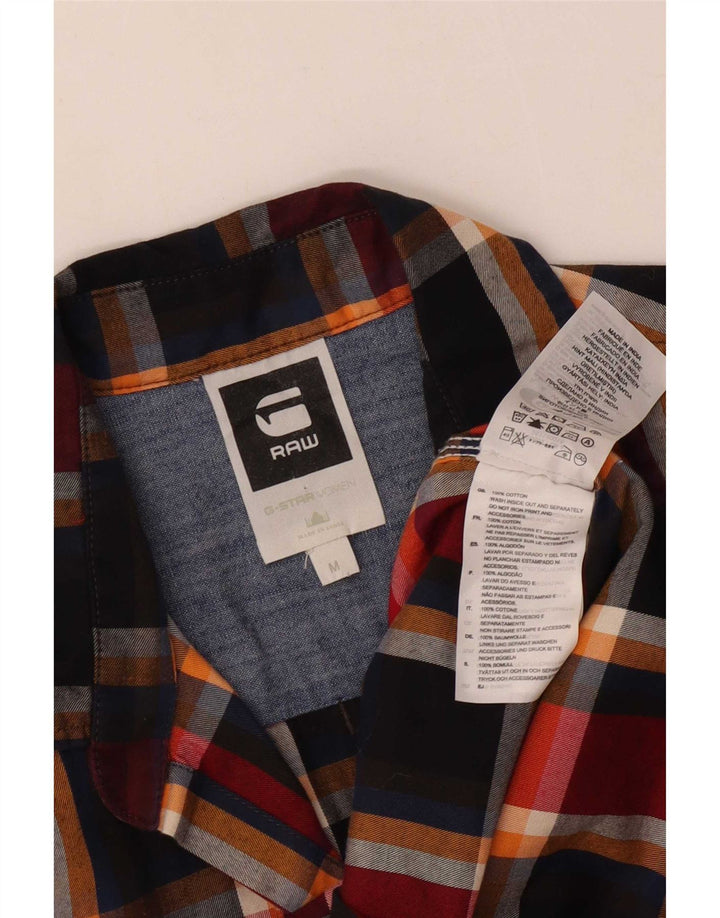 G-Star Hombre Camisa De Franela Mediana De Algodón A Cuadros Multicolor