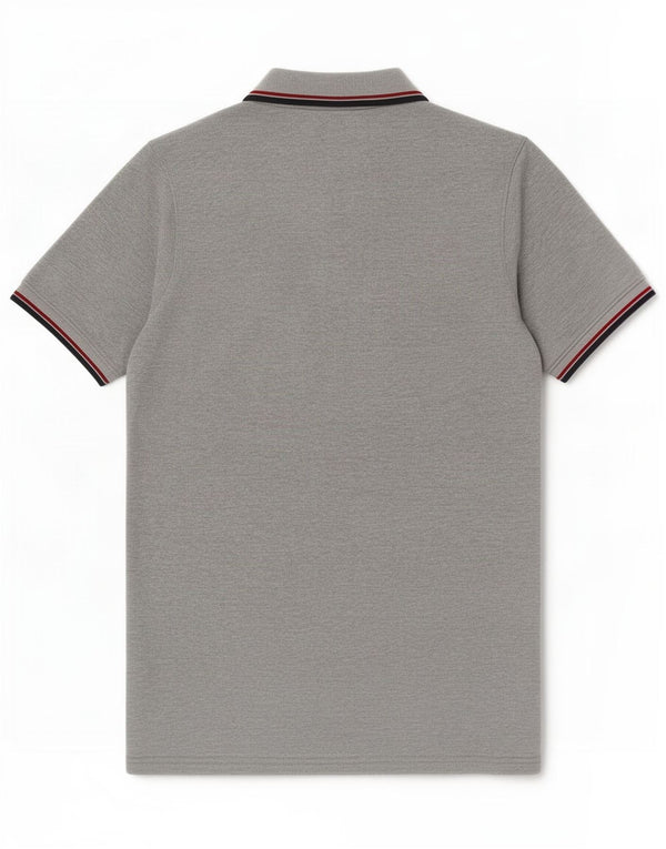 Polo Jack & Jones para hombre de algodón a rayas gris pequeño