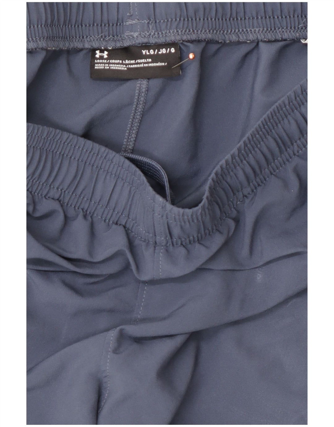 UNDER ARMOUR Pantalones cortos deportivos con gráficos para niños 11-12 años Poliéster azul grande