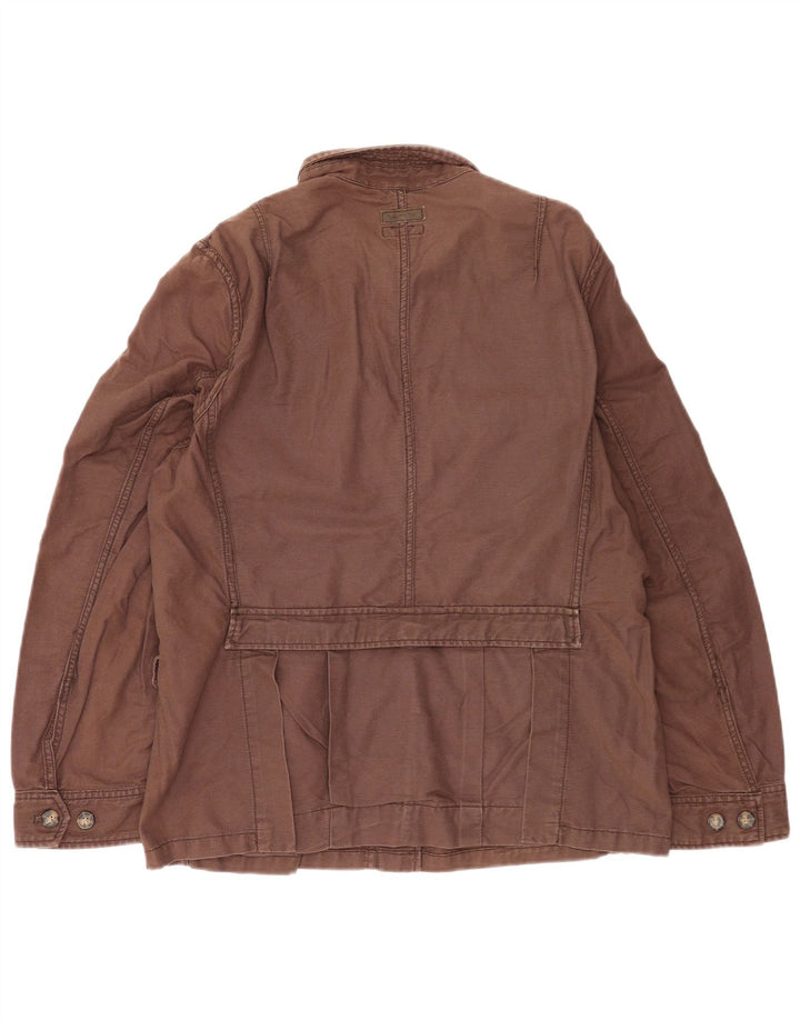 Marlboro Classics Chaqueta utilitaria reversible para mujer EU 50 3XL Algodón marrón