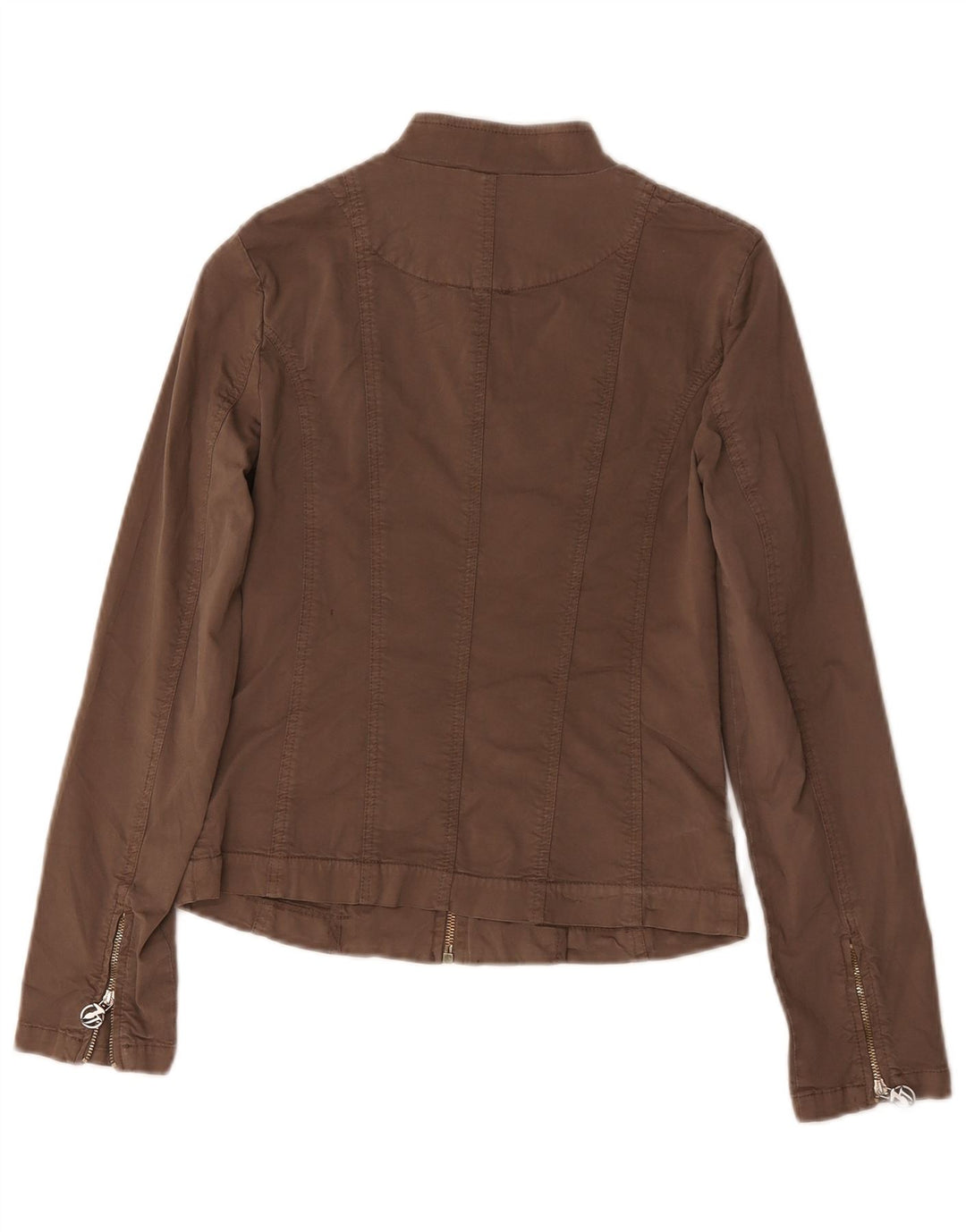 Trussardi Jeans Chaqueta Bomber para Mujer UK 8 Small Beige