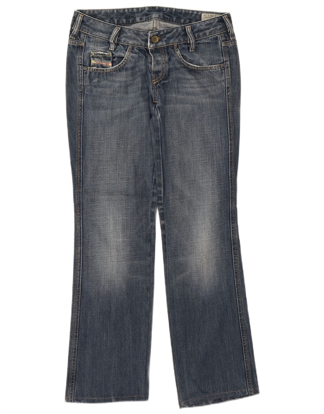 Diesel Mujer Ryoth Bootcut Jeans W28 L30 Algodón Azul