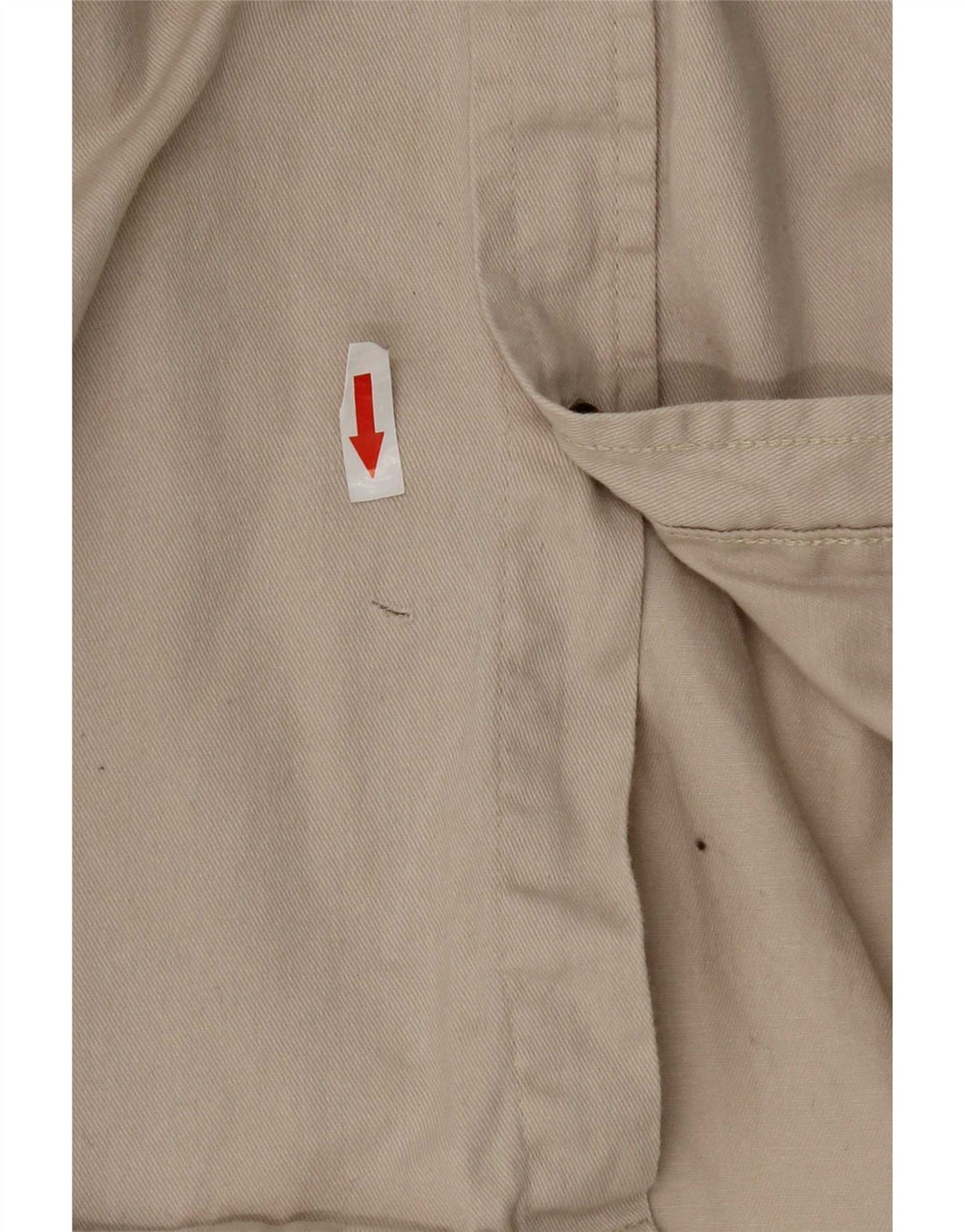 Camisa Wrangler Hombre XL Algodón Beige