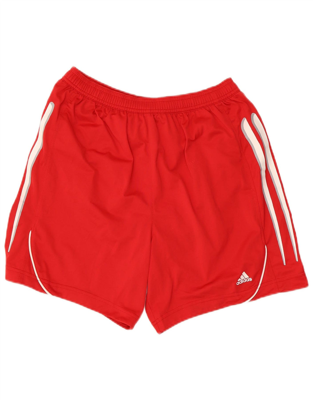 Pantalones Cortos Deportivos Adidas Hombre Poliéster Rojo Mediano