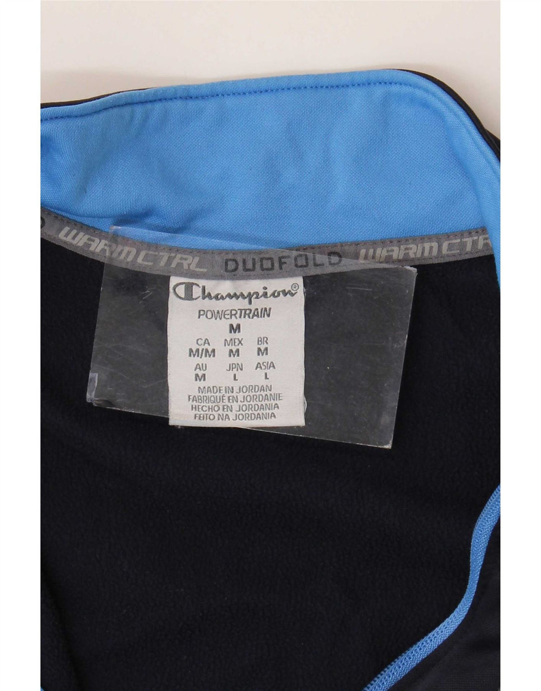 Champion Chaqueta De Chándal Para Hombre Poliéster Color Block Azul Marino Mediano