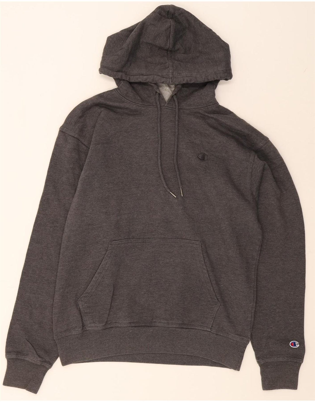 CHAMPION Mens Hoodie Jumper Medium Grey Cotton Vintage Champion and Second-Hand Champion from Messina Hembry 