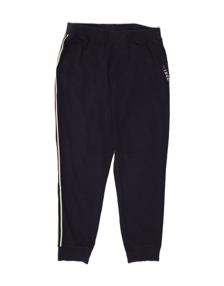 IZOD Mens Tracksuit Trousers Joggers XL Navy Blue Polyester Vintage Izod and Second-Hand Izod from Messina Hembry 