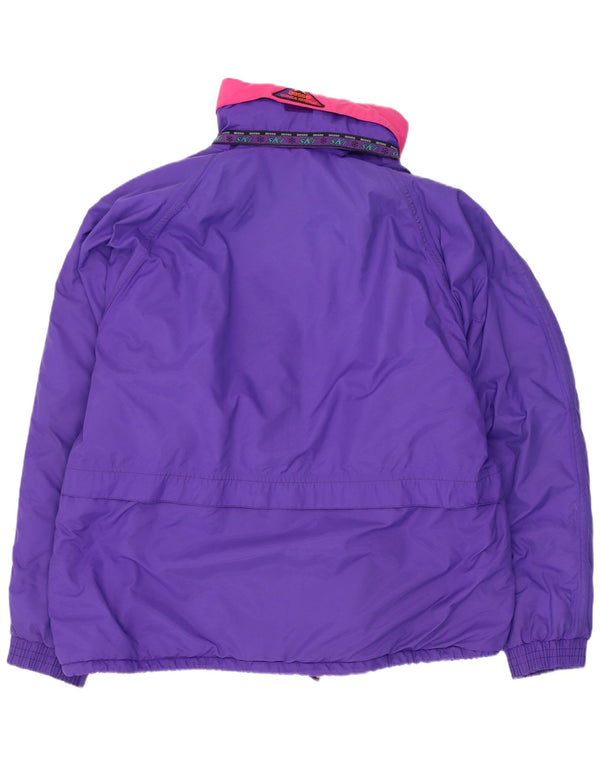 Aesse - Chaqueta de esquí con capucha para hombre, talla 40, color morado